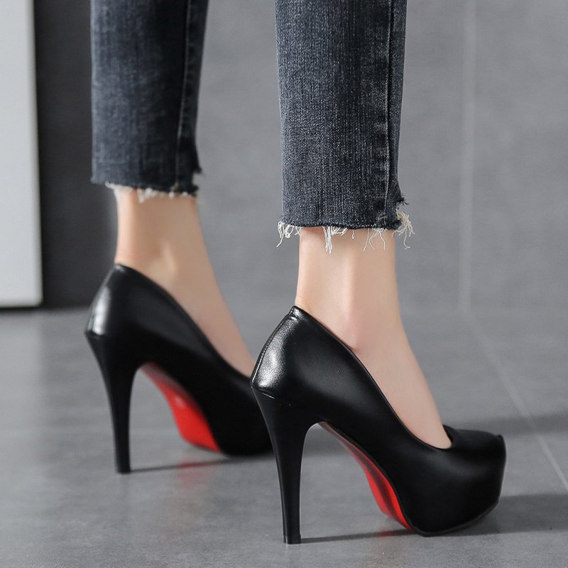Platform Pointed Heels (Multiple Colours Available)